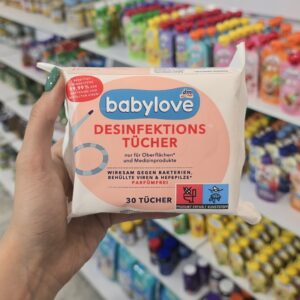 دستمال‌ استریل و ضدعفونی‌ کننده بیبی لاو babylove
