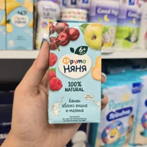آب میوه طبیعی پاکتی نیان Opymo Nyanya