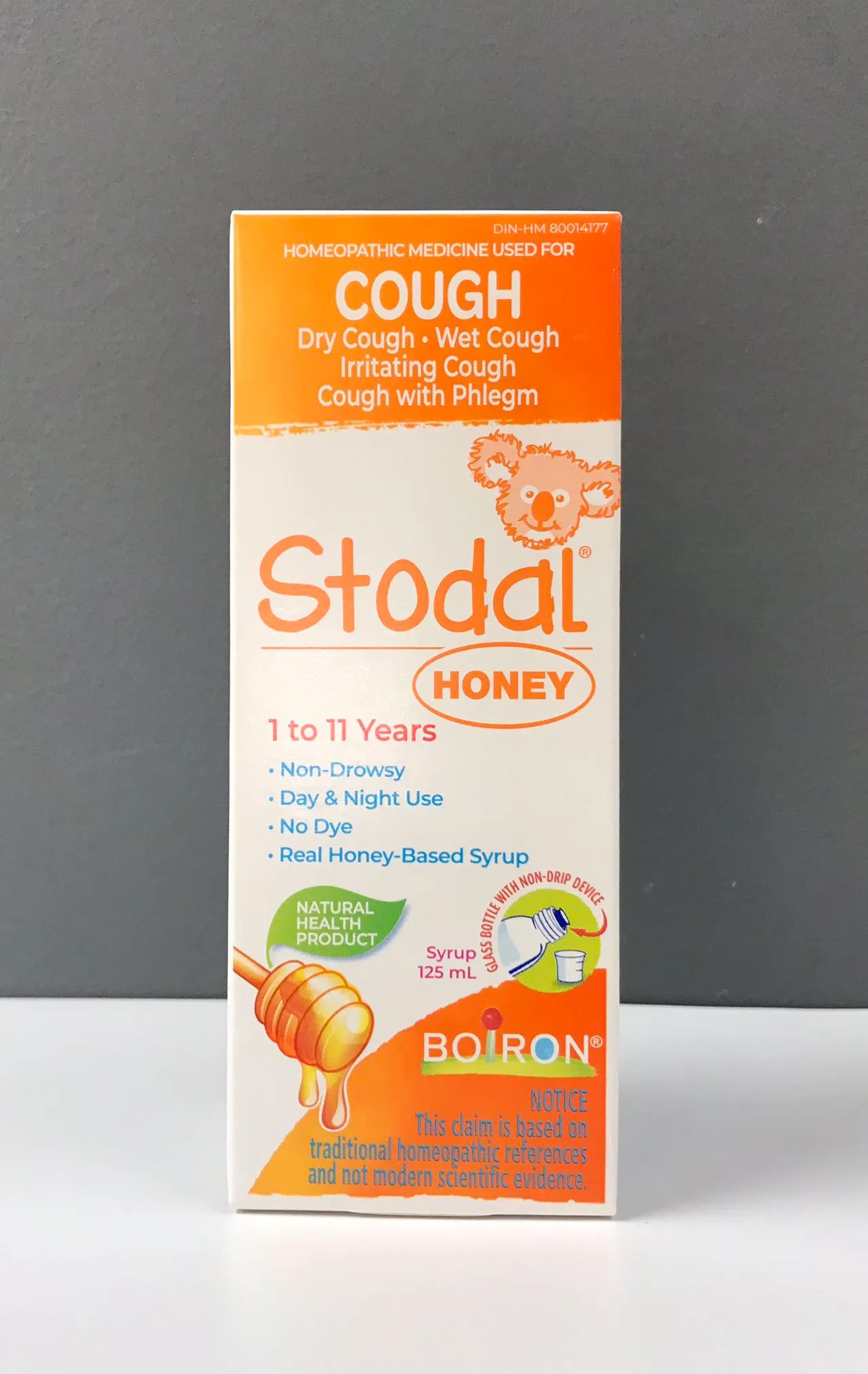 شربت سرفه عسلی بایورن BOIRON Stodal مناسب برای 1 تا 11 سال