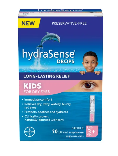 قطره مرطوب کننده چشم کودکان هایدراسنس hydraSense