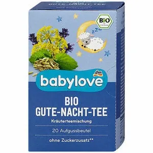 چای گیاهی شبانه نوزاد بیبی لاو Babylove تولید آلمان
